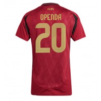 Maglie da calcio Belgio Lois Openda #20 Prima Maglia Femminile Europei 2024 Manica Corta